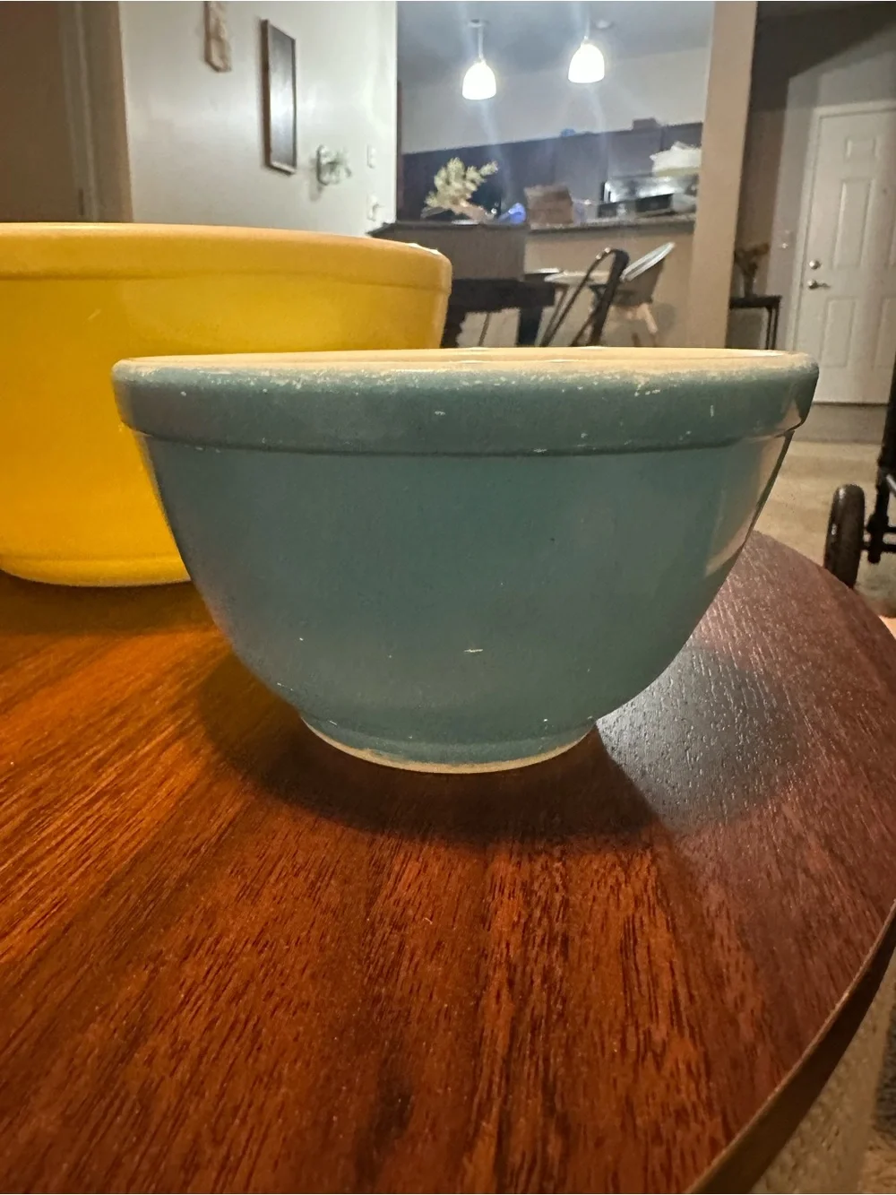 VTG Mid Century Pyrex Primary Colors Nesting Mixing Bowls Complete Set Of 3